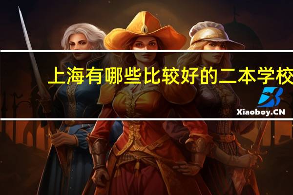 上海有哪些比较好的二本学校