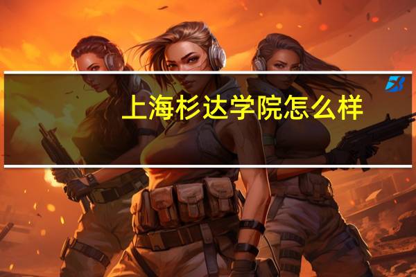 上海杉达学院怎么样