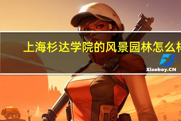 上海杉达学院的风景园林怎么样