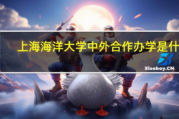 上海海洋大学中外合作办学是什么