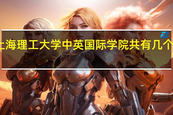 上海理工大学中英国际学院共有几个专业啊
