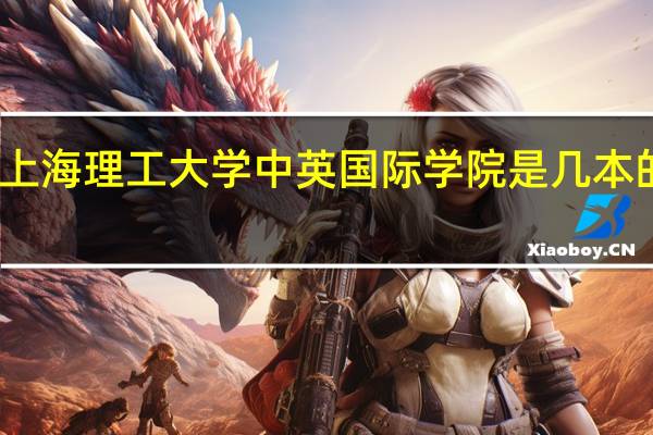 上海理工大学中英国际学院是几本的学校，为什么有的二本三本也能考进去