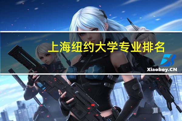 上海纽约大学专业排名