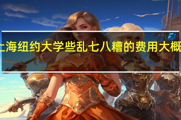 上海纽约大学些乱七八糟的费用大概多少钱