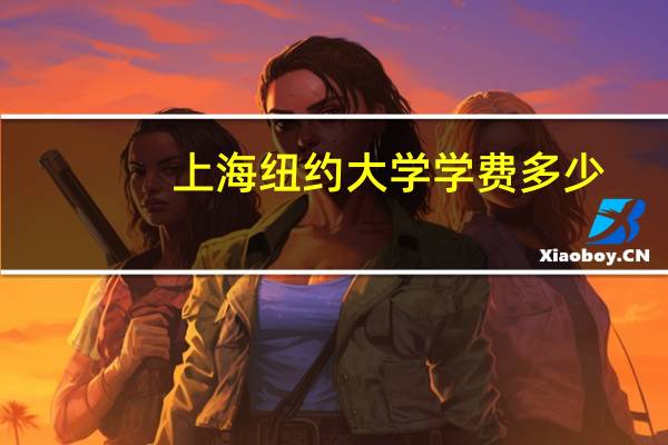 上海纽约大学学费多少