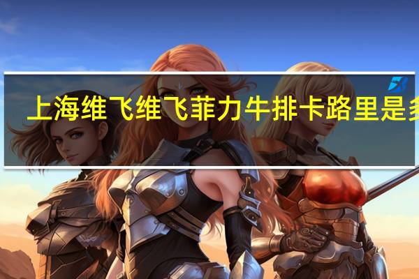 上海维飞 维飞 菲力牛排卡路里是多少