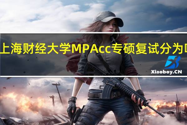 上海财经大学MPAcc专硕复试分为哪几种