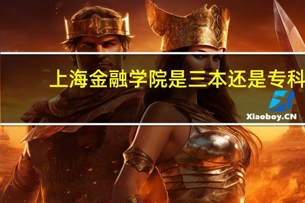 上海金融学院是三本还是专科