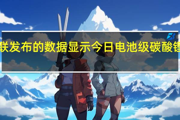 上海钢联发布的数据显示今日电池级碳酸锂下跌2000元/吨均价报15.25万元/吨