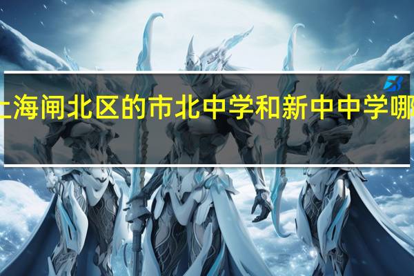 上海闸北区的市北中学和新中中学哪个好啊