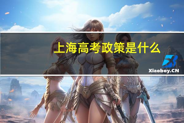 上海高考政策是什么