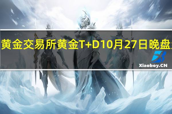 上海黄金交易所黄金T+D 10月27日（周五）晚盘盘初上涨0.06%报474.7元/克；上海黄金交易所白银T+D 10月27日（周五）晚盘盘初上涨0.12%报5827.0元/千克