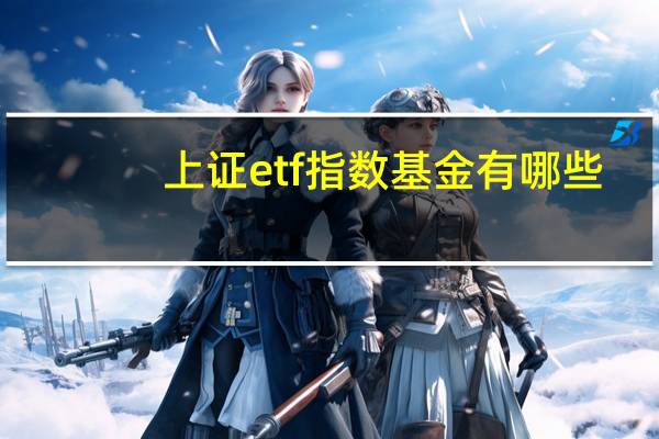 上证etf指数基金有哪些（etf指数基金有哪些）