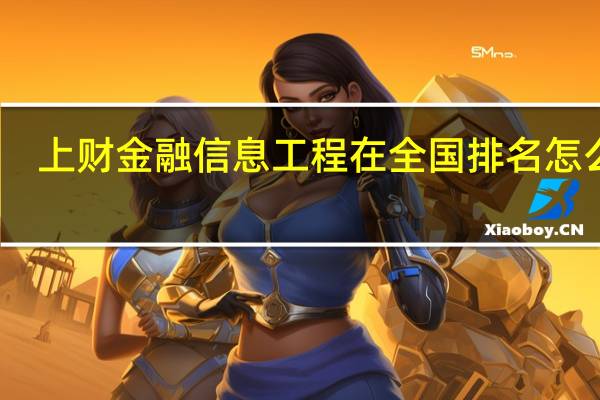 上财金融信息工程在全国排名怎么样