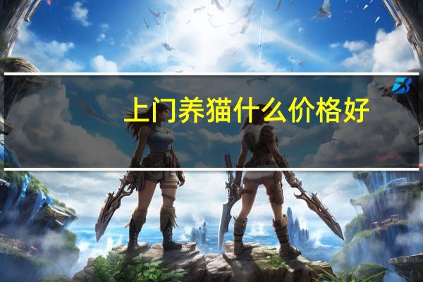上门养猫什么价格好