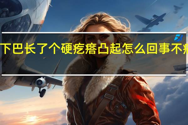 下巴长了个硬疙瘩凸起怎么回事不痛不痒（下巴长了个硬疙瘩凸起怎么回事）