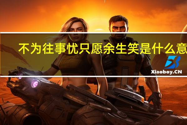 不为往事忧只愿余生笑是什么意思