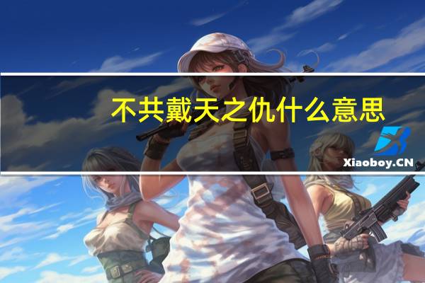 不共戴天之仇什么意思