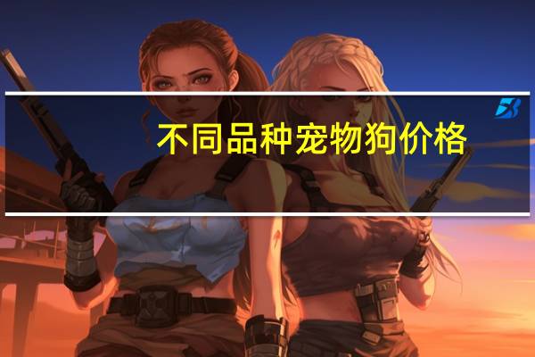 不同品种宠物狗价格