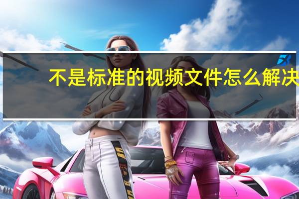 不是标准的视频文件怎么解决（不是标准的视频文件怎么办）
