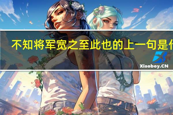 不知将军宽之至此也的上一句是什么