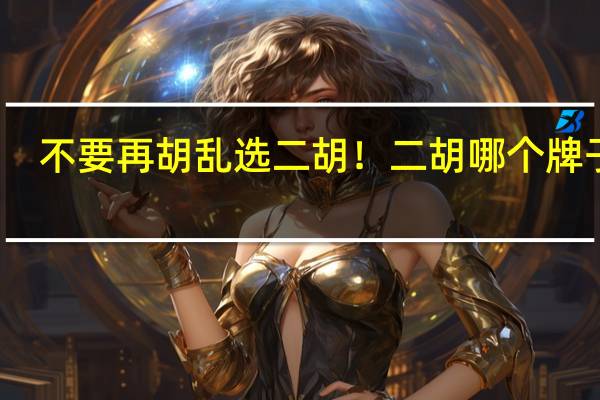 不要再胡乱选二胡！二胡哪个牌子好