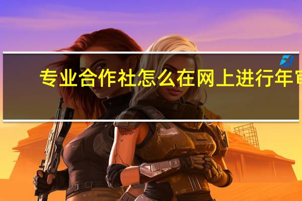 专业合作社怎么在网上进行年审