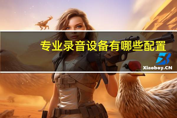 专业录音设备有哪些配置