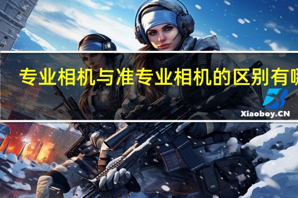 专业相机与准专业相机的区别有哪些