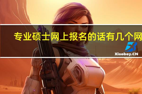 专业硕士网上报名的话有几个网站
