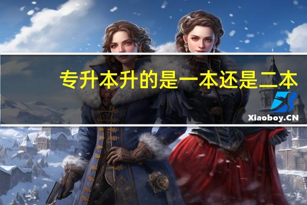 专升本升的是一本还是二本