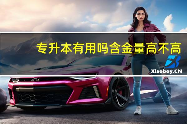 专升本有用吗 含金量高不高