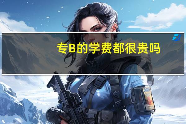 专B的学费都很贵吗