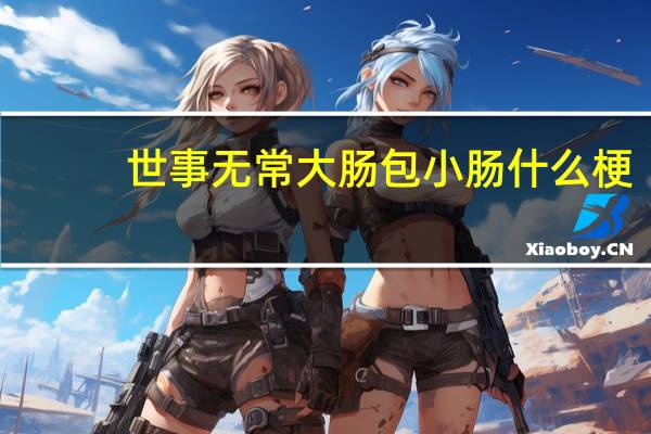 世事无常大肠包小肠什么梗(世事无常)