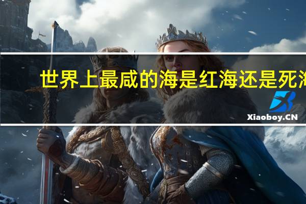 世界上最咸的海是红海还是死海