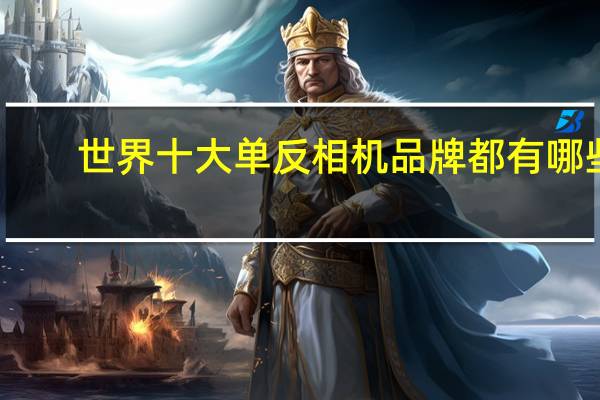 世界十大单反相机品牌都有哪些