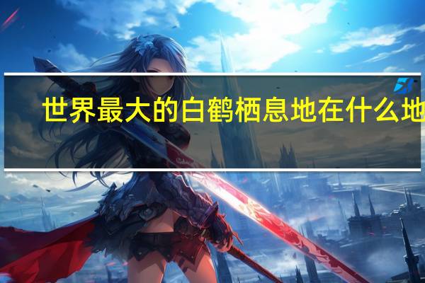 世界最大的白鹤栖息地在什么地方(世界上最大的白鹤栖息地是在)