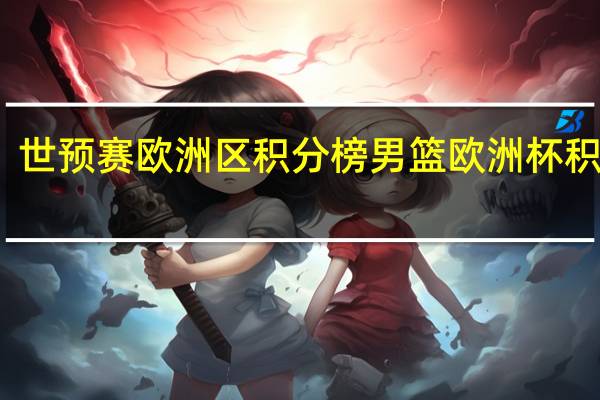世预赛欧洲区积分榜 男篮欧洲杯积分榜