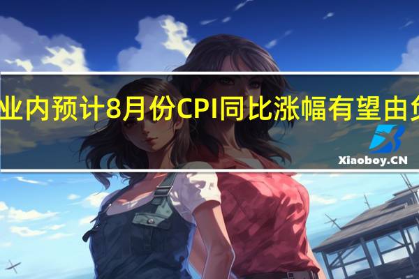 业内预计8月份CPI同比涨幅有望由负转正