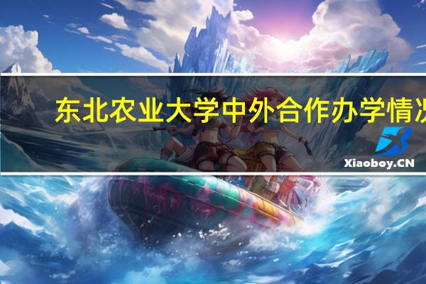 东北农业大学中外合作办学情况