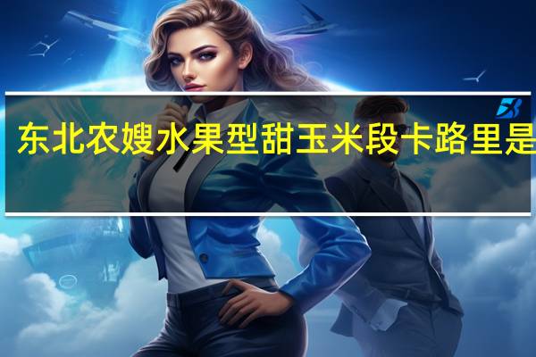 东北农嫂 水果型甜玉米段卡路里是多少
