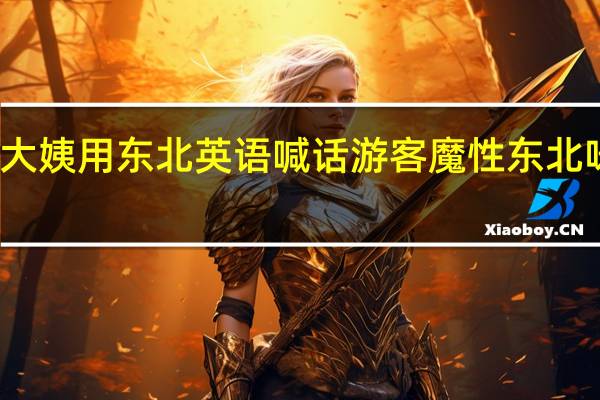 东北大姨用东北英语喊话游客 魔性东北味惹笑众人