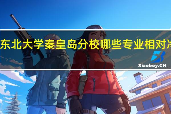 东北大学秦皇岛分校哪些专业相对冷门呢