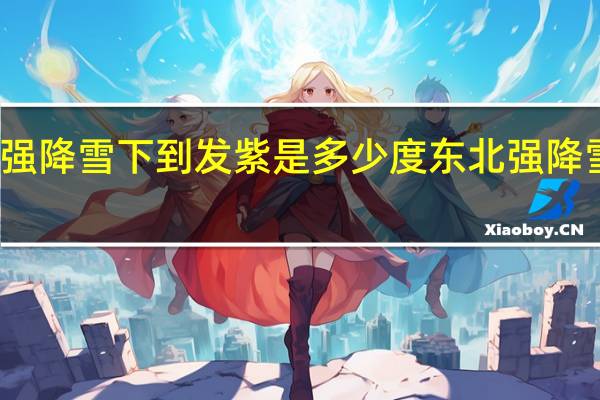 东北强降雪下到发紫是多少度 东北强降雪下到发紫