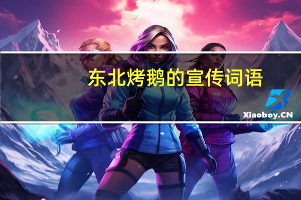 东北烤鹅的宣传词语