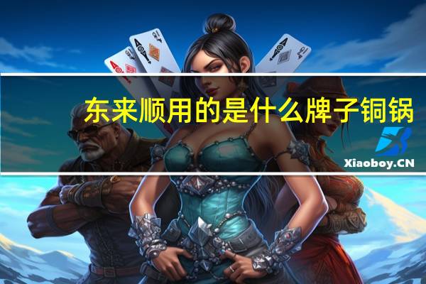 东来顺用的是什么牌子铜锅