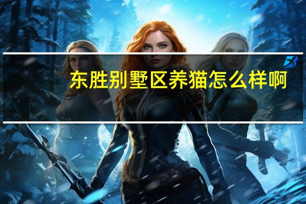 东胜别墅区养猫怎么样啊