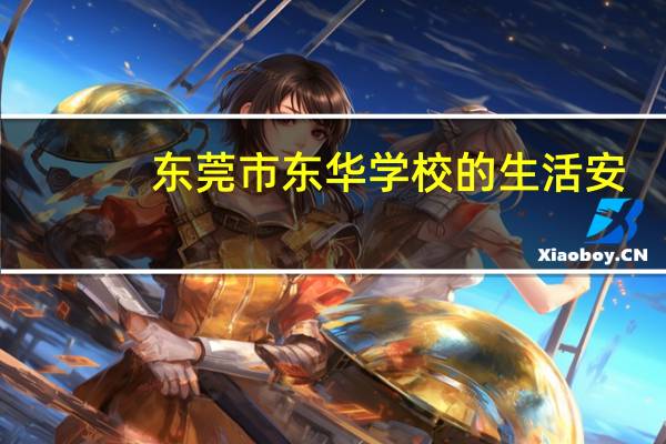 东莞市东华学校的生活安