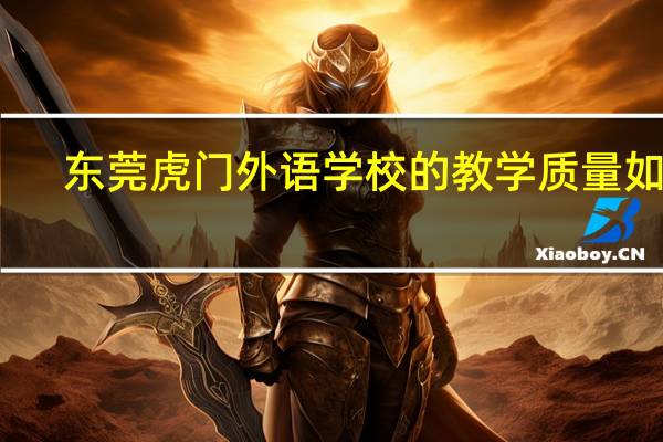 东莞虎门外语学校的教学质量如何