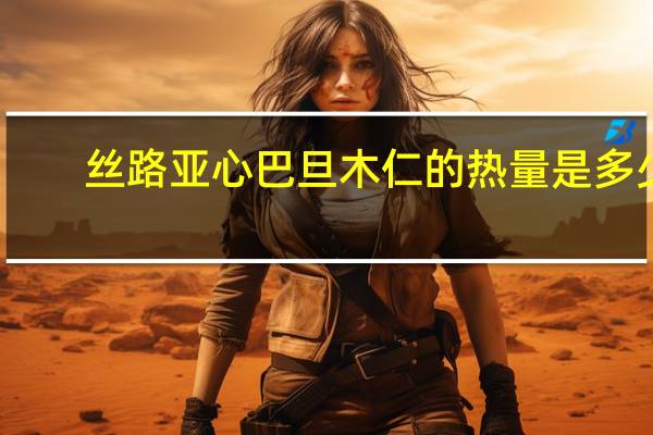 丝路亚心 巴旦木仁的热量是多少